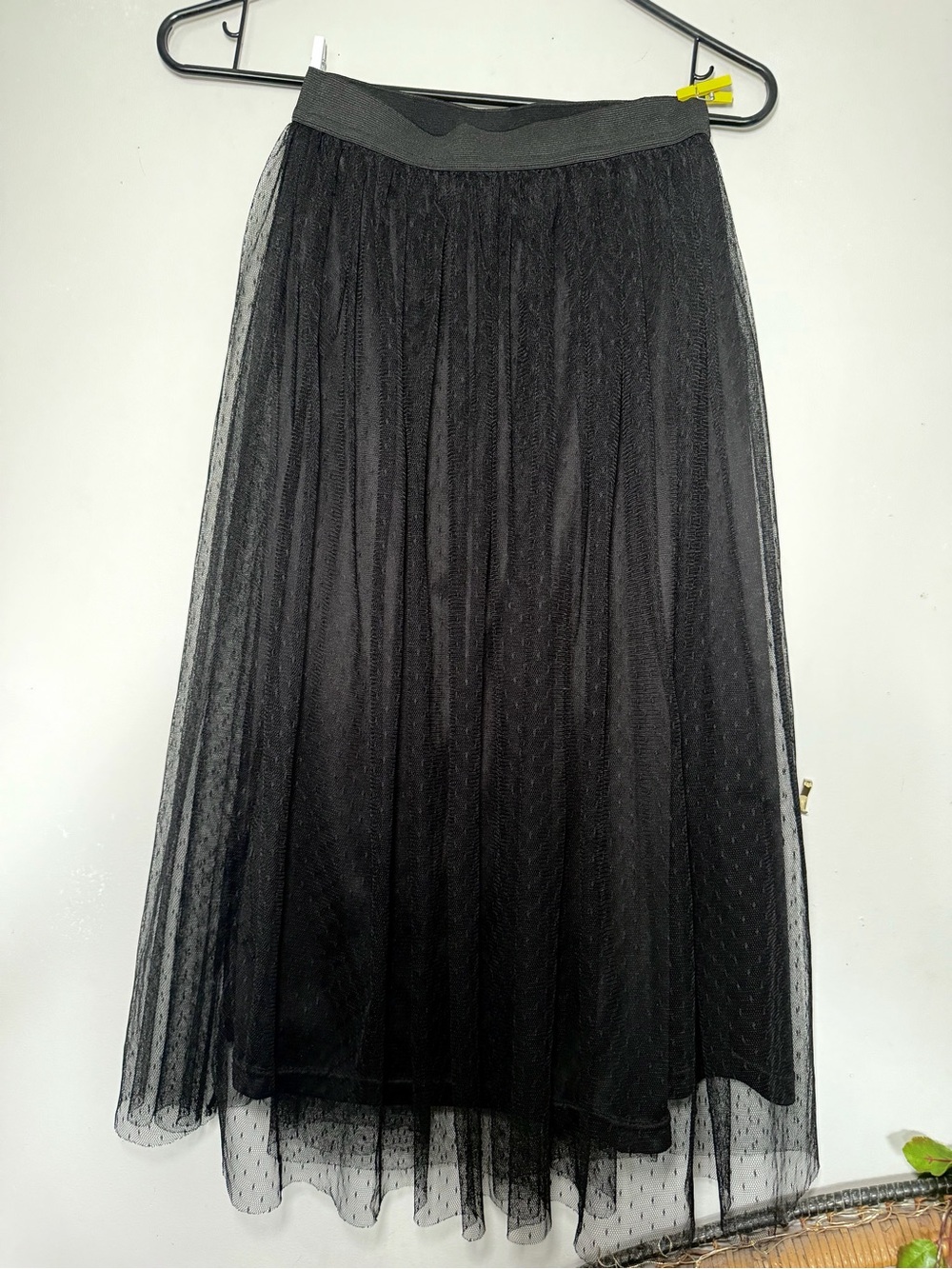 Ardene Black Layered Tulle Maxi Skirt